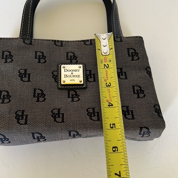 Vintage Dooney & Bourke Logo Mini Tote - Picture 9 of 15